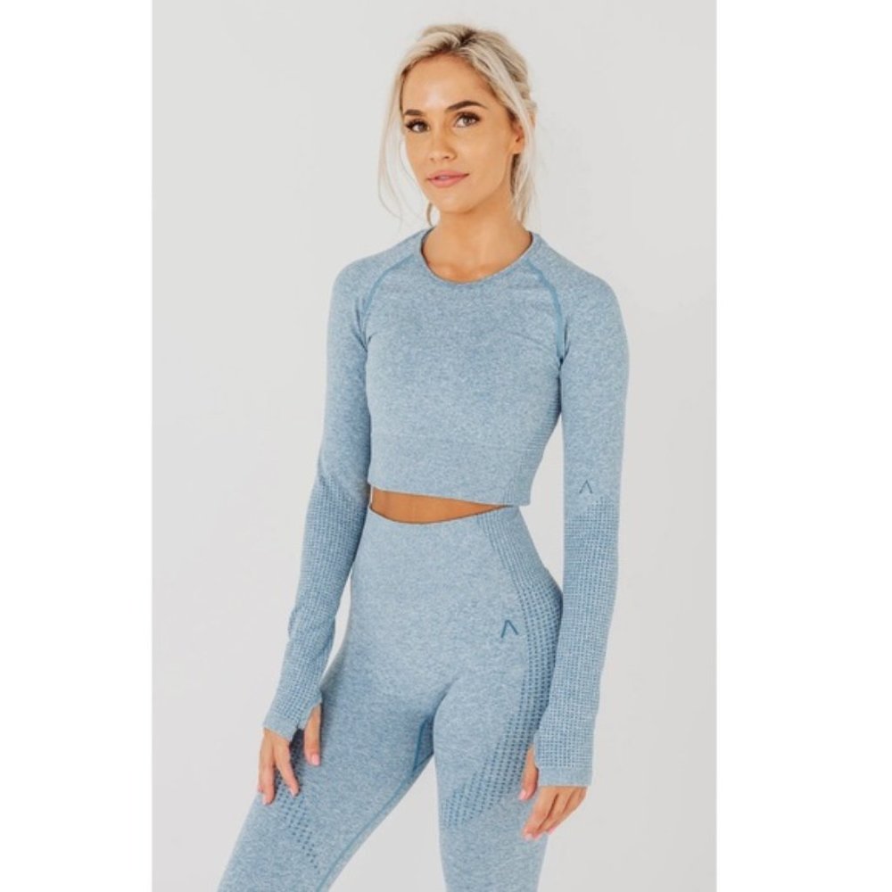 ACTA Seamless Long Sleeve Crop Workout Top